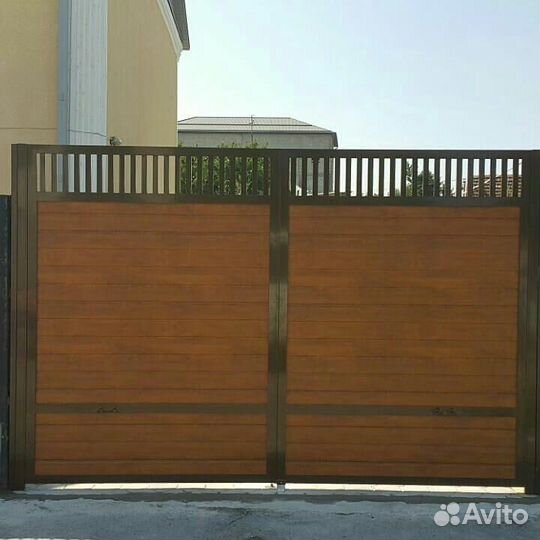 Распашные ворота Alutech