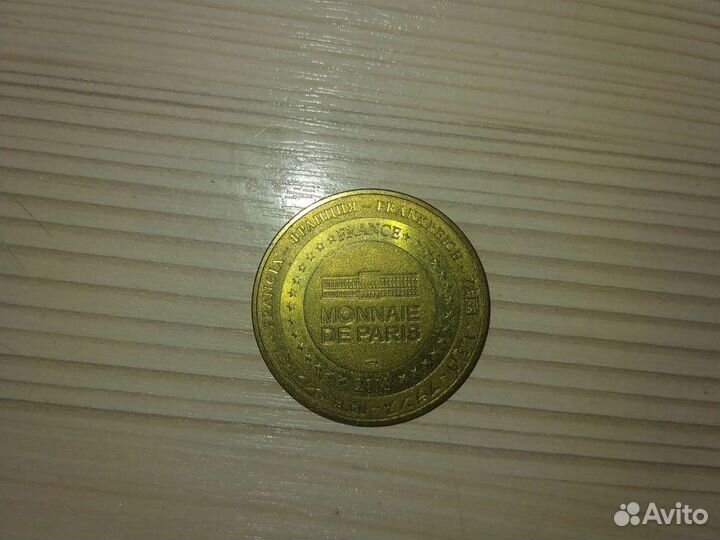 Монета памятная Disney land (Paris) 2013 года