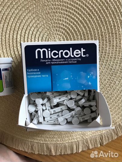 Тест полоски contour plus, ланцеты microlet