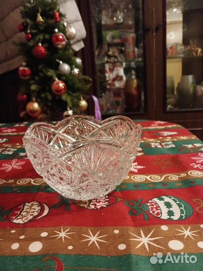 Хрусталь СССР вазы и салатницы