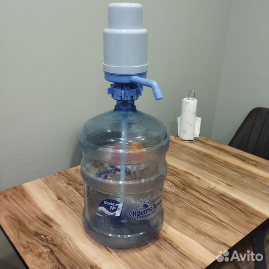 Фляга для воды, с помпой