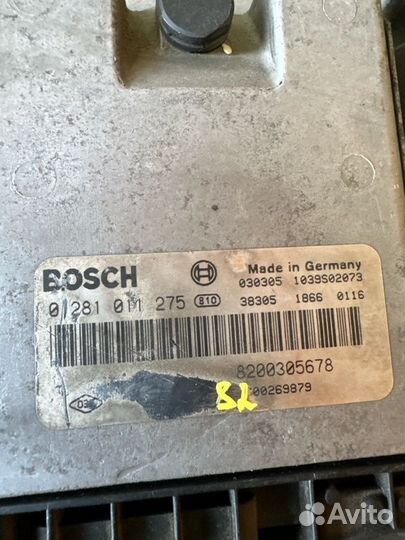 Блок управления двигателем Renault Megane 2 1.9