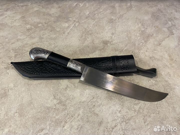 Пчак средний, гарда и навершие Мельхор, цельномета