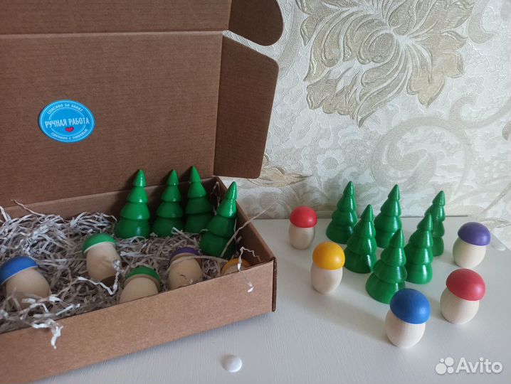 Деревянные развивающие игрушки