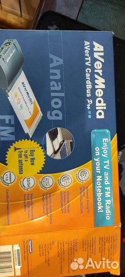 Тв-тюнер радиоFM AVerMedia аналоговый для ноутбука