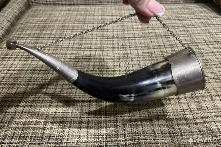 Рог питьевой старинный