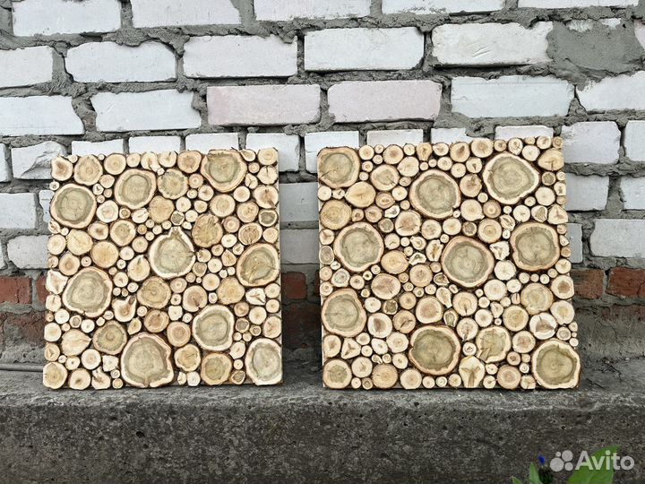 Панно из можжевельника