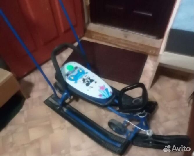 Снегокат с колесами