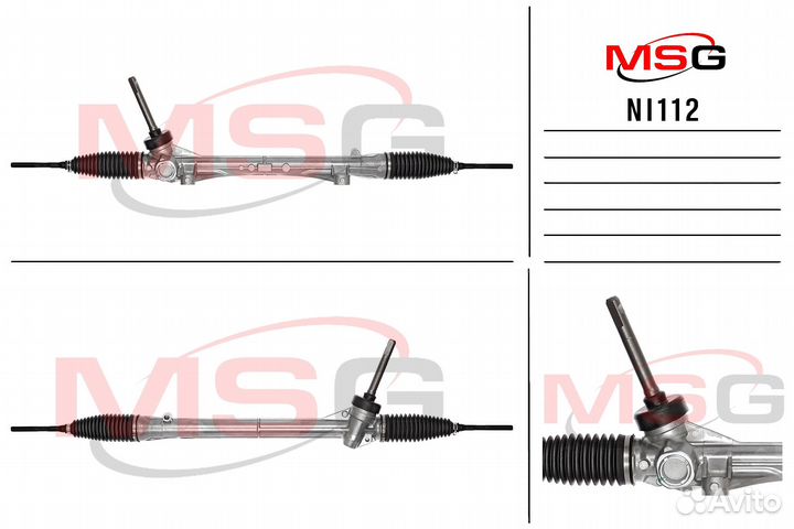 Рулевая рейка без гур новая Nissan Juke -2010