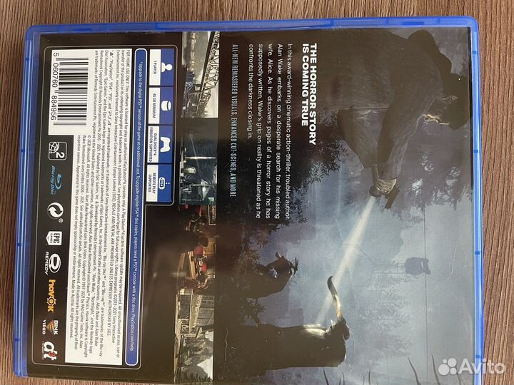 Alan Wake Remastered PS4/PS5