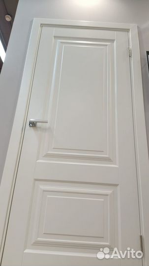 Двери межкомнатные - белая эмаль