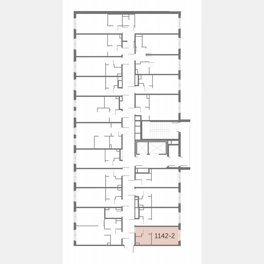 Апартаменты-студия, 18,7 м², 13/17 эт.
