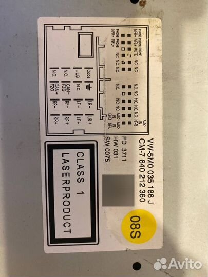 Магнитола rcd 310