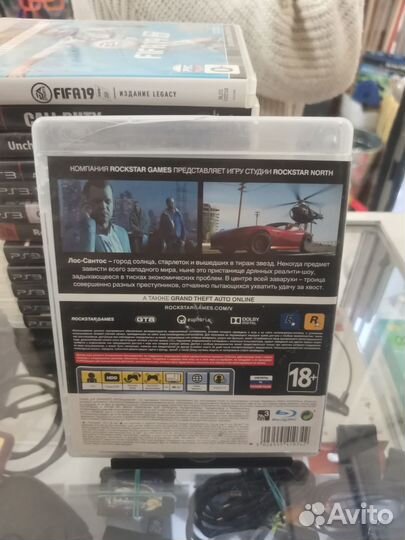 Диск GTA 5 ps3