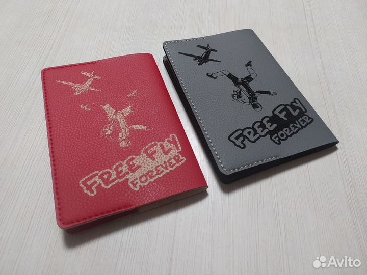 Обложка на паспорт для парашютиста