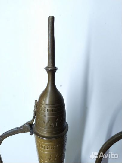 Кунган, кувшин, Индия, ваза, латунь, Винтаж