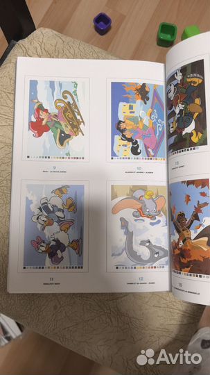 Оригинал Раскраска hachette Disney Saisons