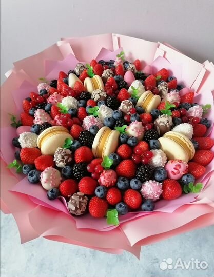 Съедобные букеты. Подарок маме, цветы