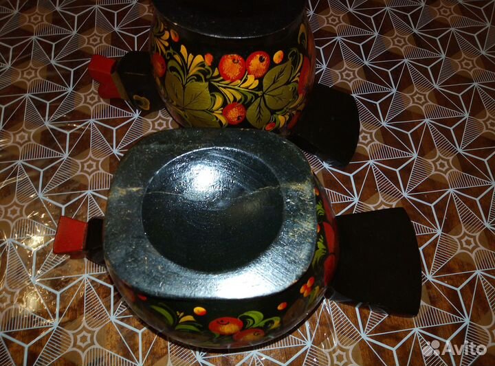 Ковш-утка хохлома