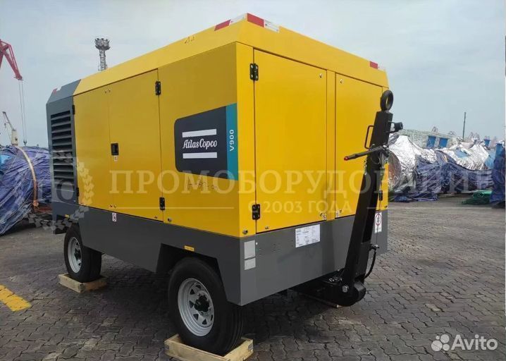 Компрессор передвижной Atlas Copco V900 на 25 Бар