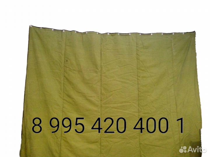 Полога, тенты, шторы из брезента