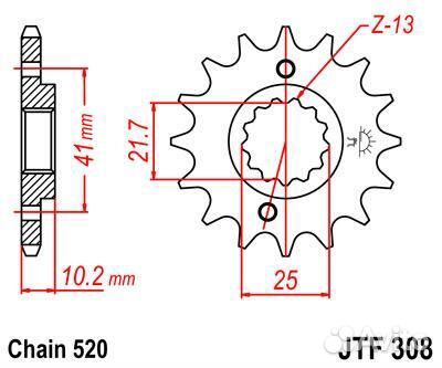 Звезда ведущая JTF308 15