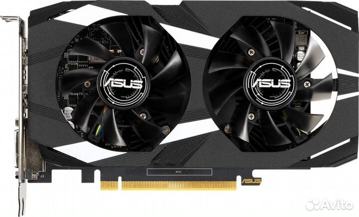 NVidia GeForce GTX1650 asus PCI-E 4096Mb (dual-GTX