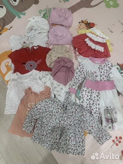 Отдам вещи пакетом от 3-9 мес