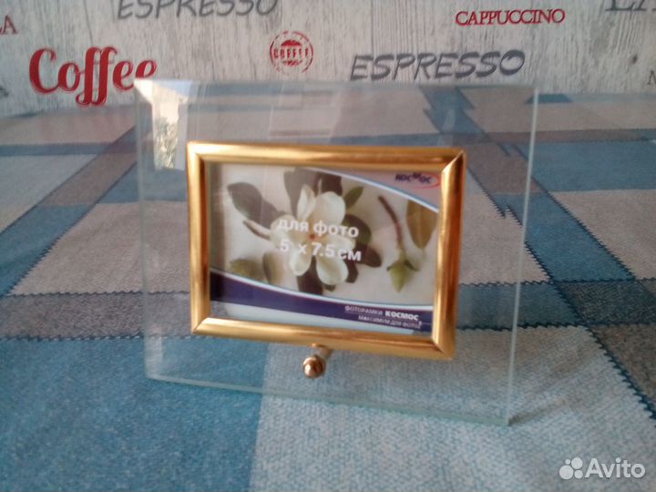 Рамка для фото стеклянная