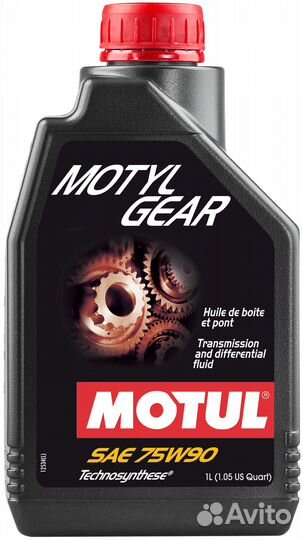 Трансмиссионное масло Motul Gear 75w90 1л 109055