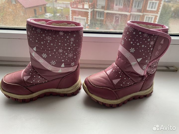 Сапоги зимние для девочки 25