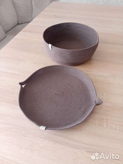 Хлебница,корзина с крышкой из хлопка