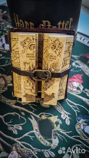 Ёлочная игрушка Гарри Поттер Карта Мародёров