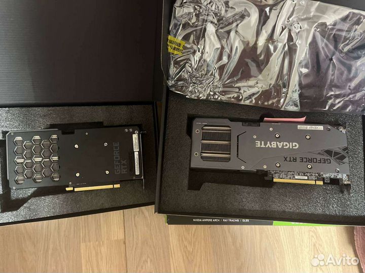 Видеокарта RTX 3060 ti gigabyte/palit