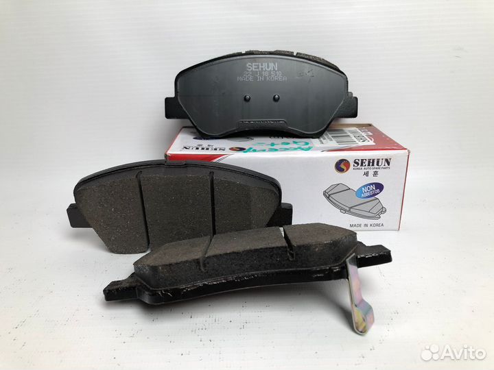 Колодки тормозные передние accent (tagaz) /getz