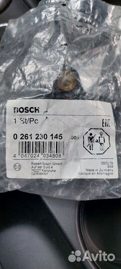 Датчик давления и температуры bosch