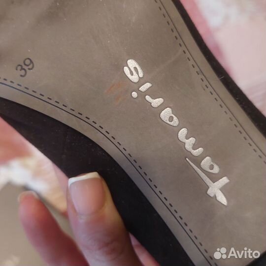 Туфли замшевые tamaris 39