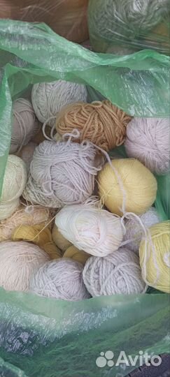 Пряжа нитки для вязания пакетом