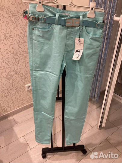 Брюки с ремнем