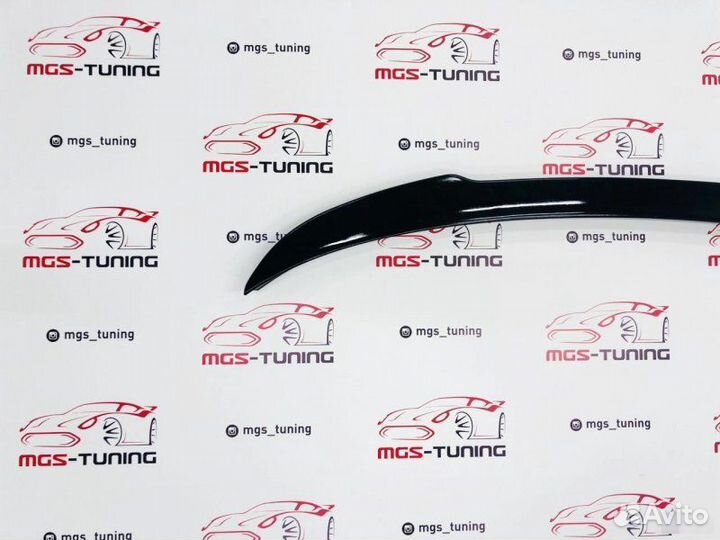 Спойлер BMW 3 series g20 AC Schnitzer Черный