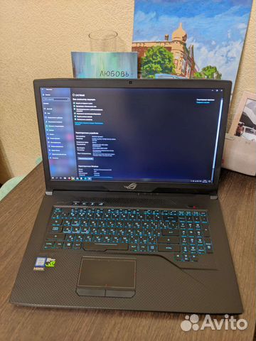 Игровой ноутбук Asus Rog Strix gl703gm 17.3 дюйма