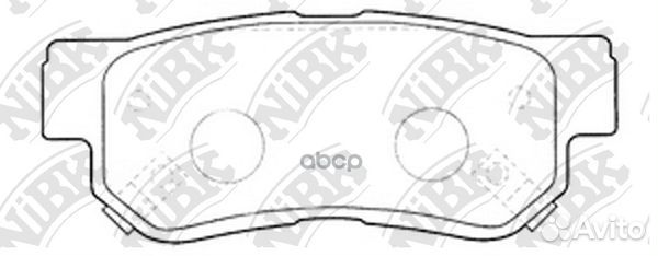 Колодки задние (hyundai elantra (XD, HD), getz