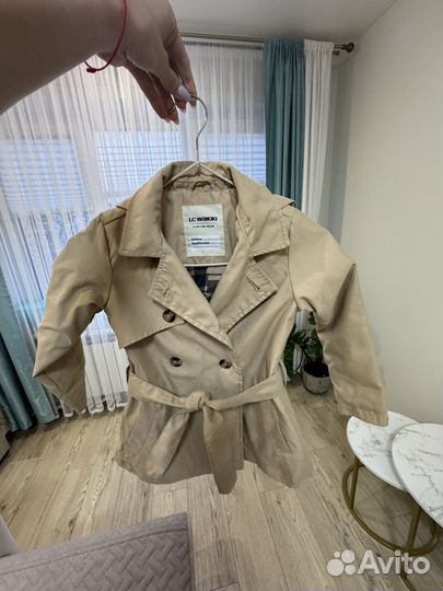 Плащ тренч детский 116