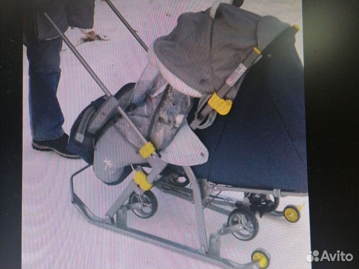 Детские санки коляска