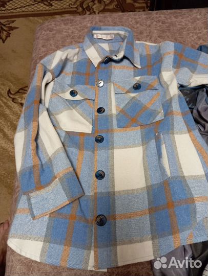 Рубашка тёплая для девочки