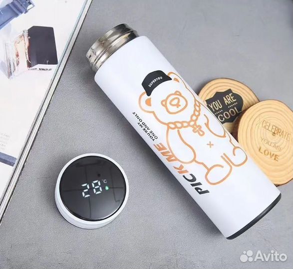 Термос с датчиком температуры