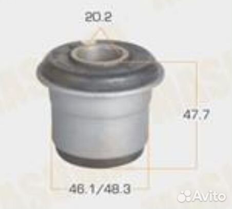 Сайлентблок рычага Toyota 48632-26010 комплект 2шт