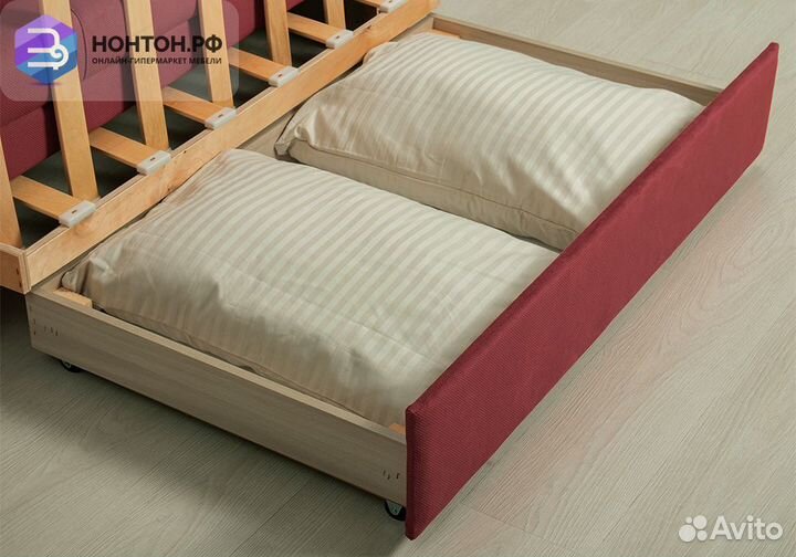 Диван выкатной Мелани розовый