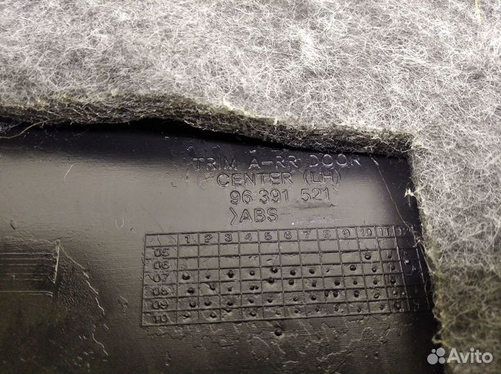 Обшивка двери задней левой Lacetti 2003-2013