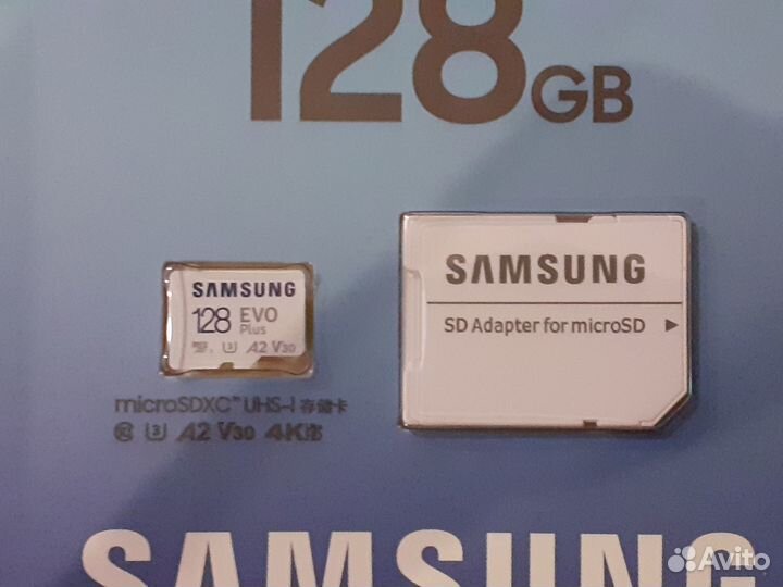 Карта памяти micro sd 128 GB Samsung